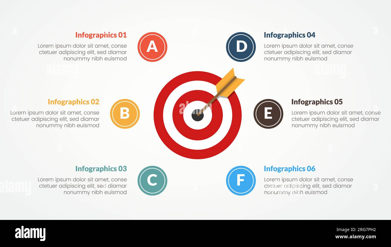 goals or business target infographic concept for slide presentation ...