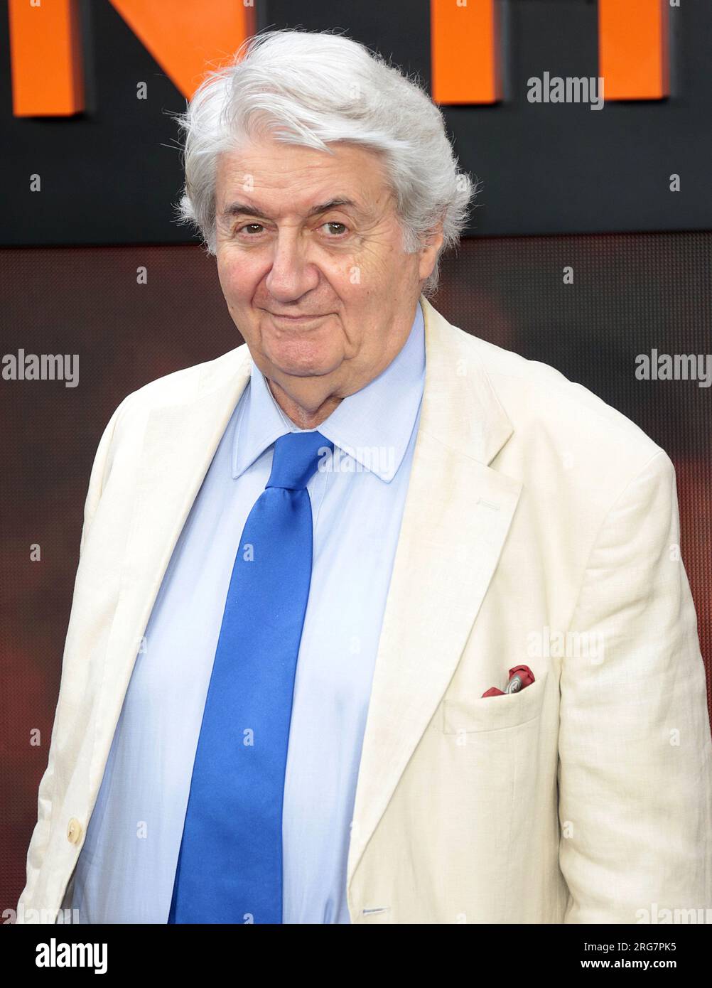 Jul 13, 2023 - London, England, UK - Tom Conti attending Oppenheimer UK Premiere, Odeon Luxe, Leicester Square Stock Photo