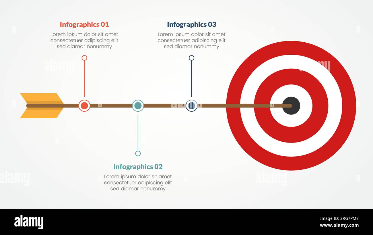 goals or business target infographic concept for slide presentation ...
