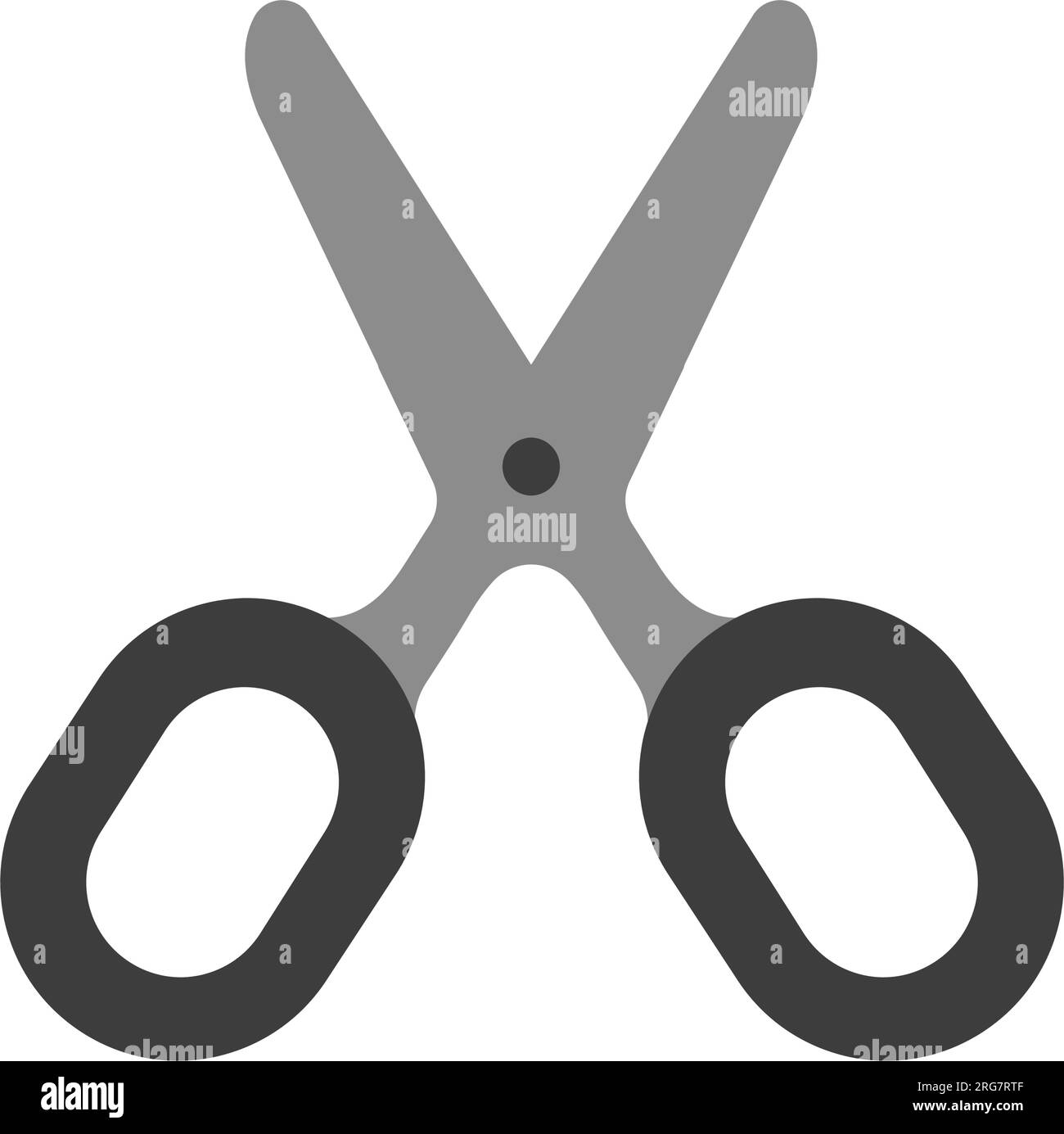 Scissors, cut, haircut vector icon illustration Stock Vector