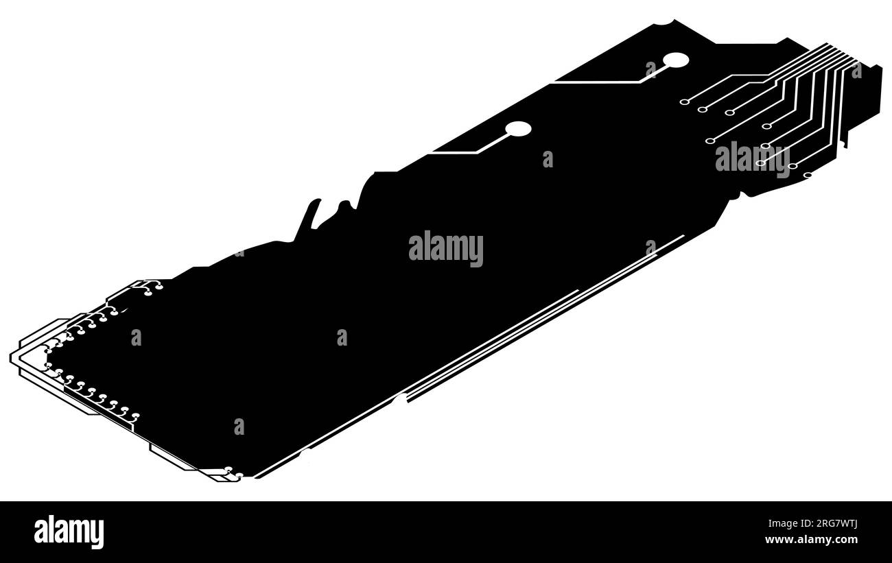 Tech Rectangle Design Isometric rectangular design clipart in tech style isolated on white ...