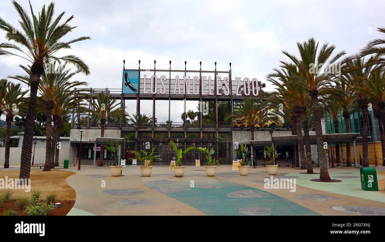 Los Angeles, California: The Los Angeles Zoo and Botanical Gardens at