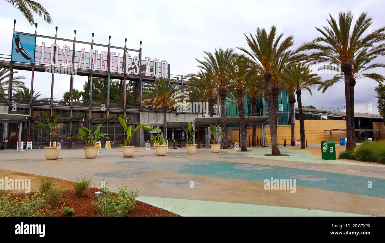 Los Angeles, California The Los Angeles Zoo and Botanical Gardens at 5333 Zoo Dr, Los Angeles