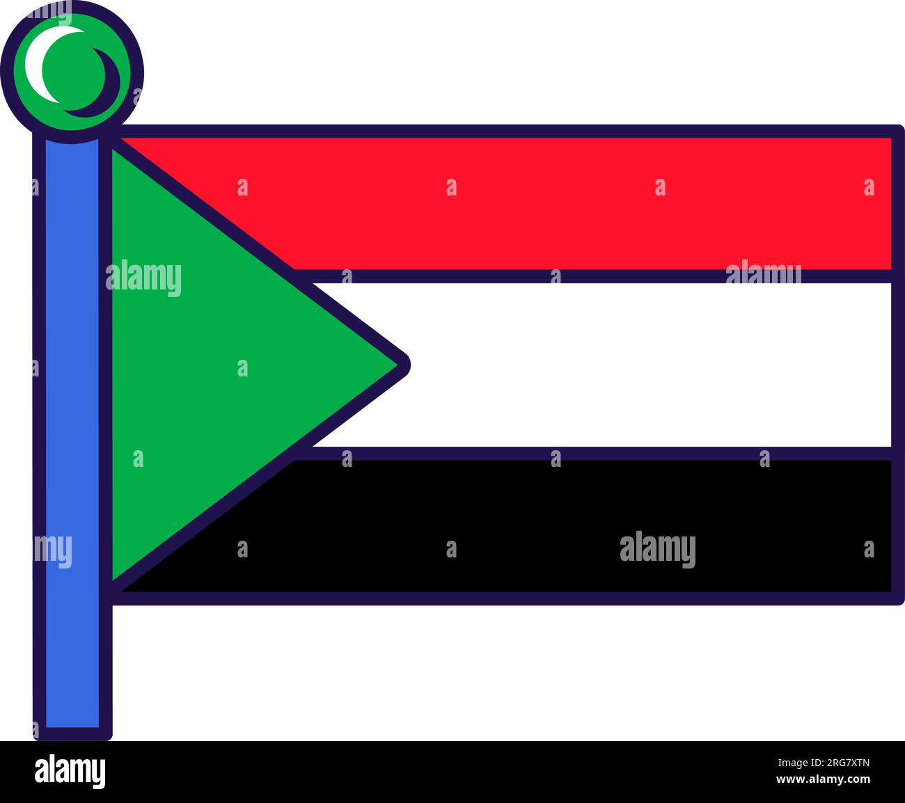 Egypt sudan flag hi-res stock photography and images - Alamy