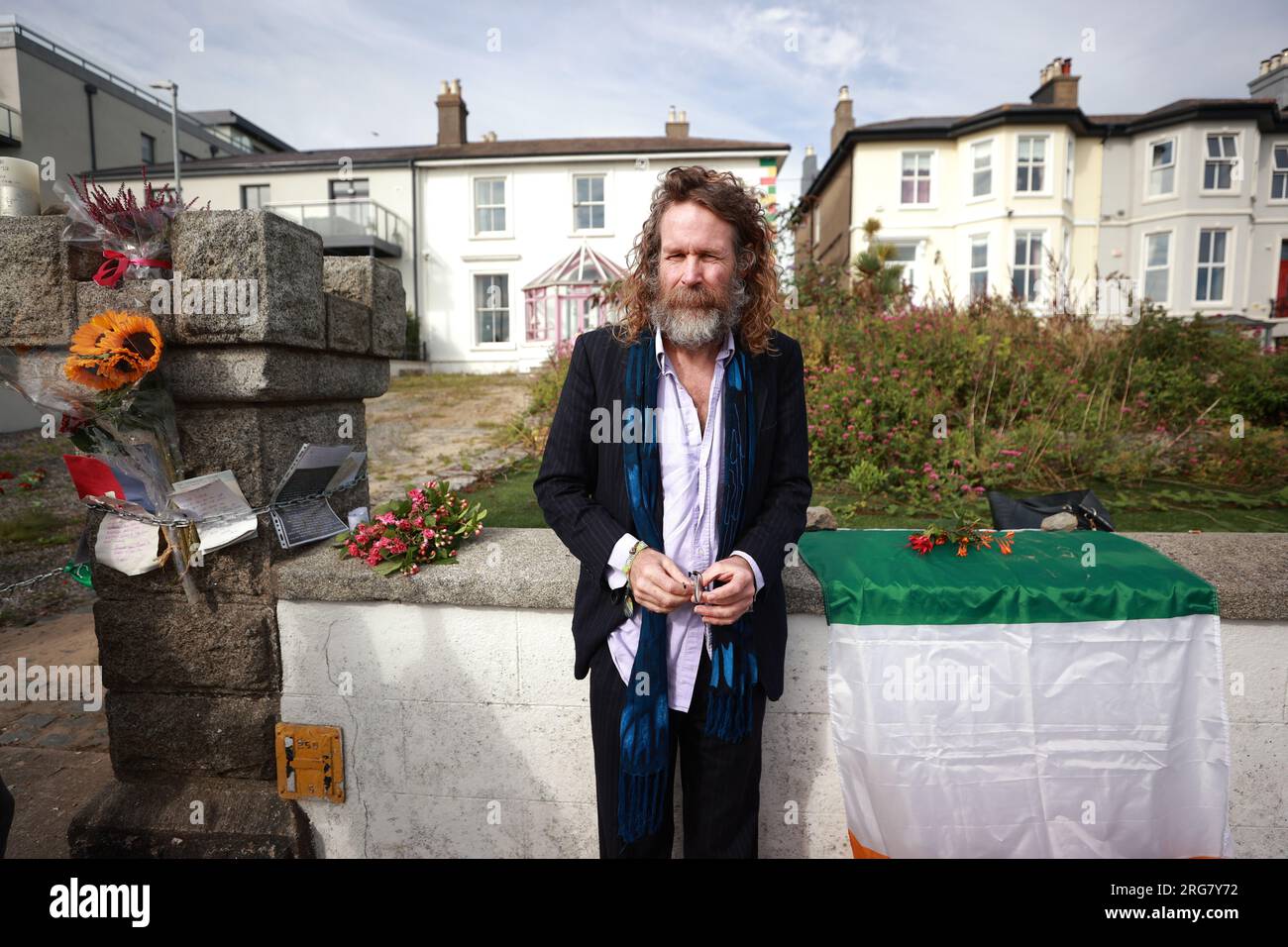Liam O Maonlai, lead singer of the Hothouse Flowers, outside the former ...
