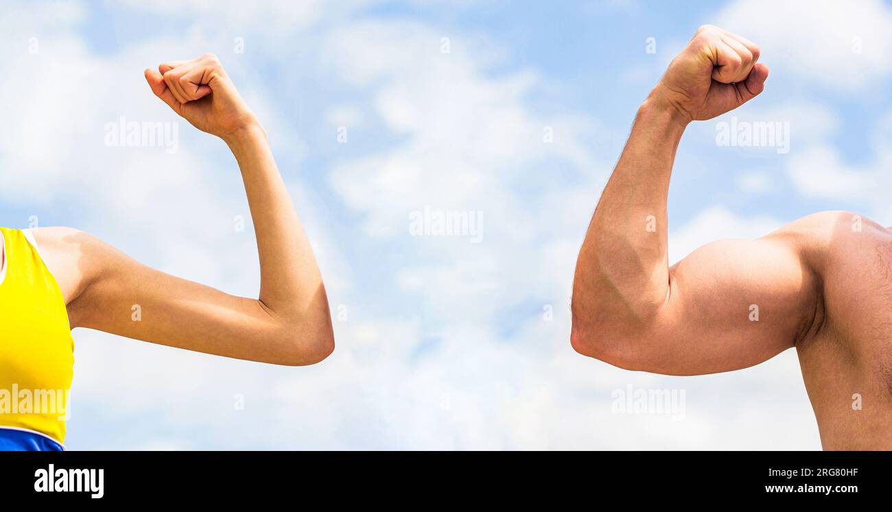 Weak man muscles hi-res stock photography and images - Alamy