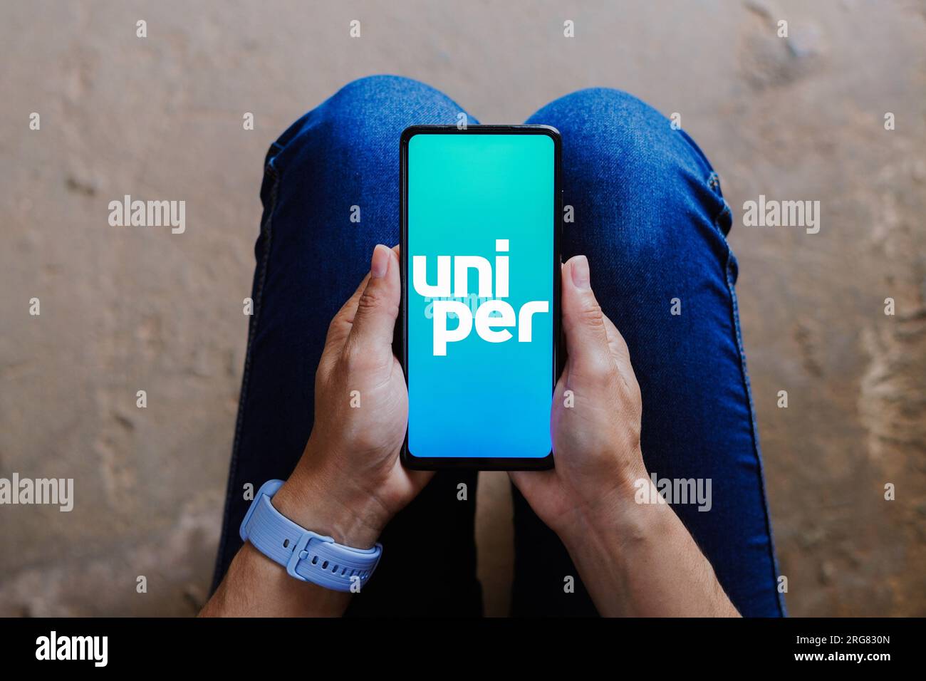 Brazil. 07th Aug, 2023. In this photo illustration, the Uniper logo seen displayed on a smartphone. Credit: SOPA Images Limited/Alamy Live News Stock Photo