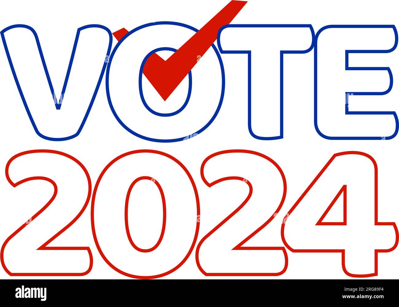 Presidential 2025 election year. USA Election banner inviting to vote
