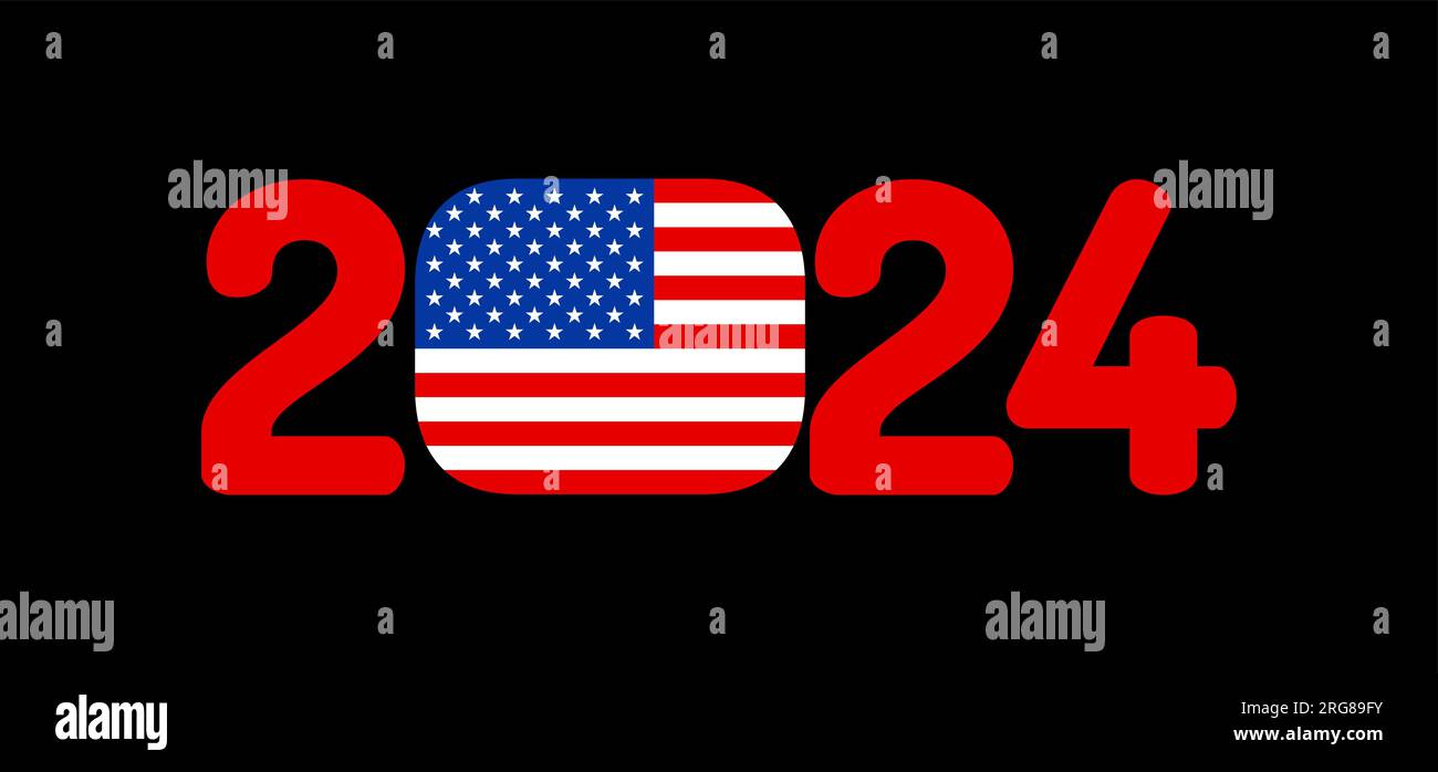 Presidential 2025 election year. USA Election banner inviting to vote