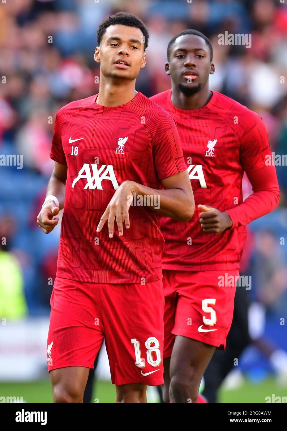 Preston, UK. 07th Aug, 2023. Cody Gakpo (Liverpool FC) during the Pre-season Friendly match between Liverpool and SV Darmstadt 98 at Deepdale, Preston, England on 7 August 2023. Photo by Mark Dunn. Editorial use only, license required for commercial use. No use in betting, games or a single club/league/player publications. Credit: UK Sports Pics Ltd/Alamy Live News Stock Photo