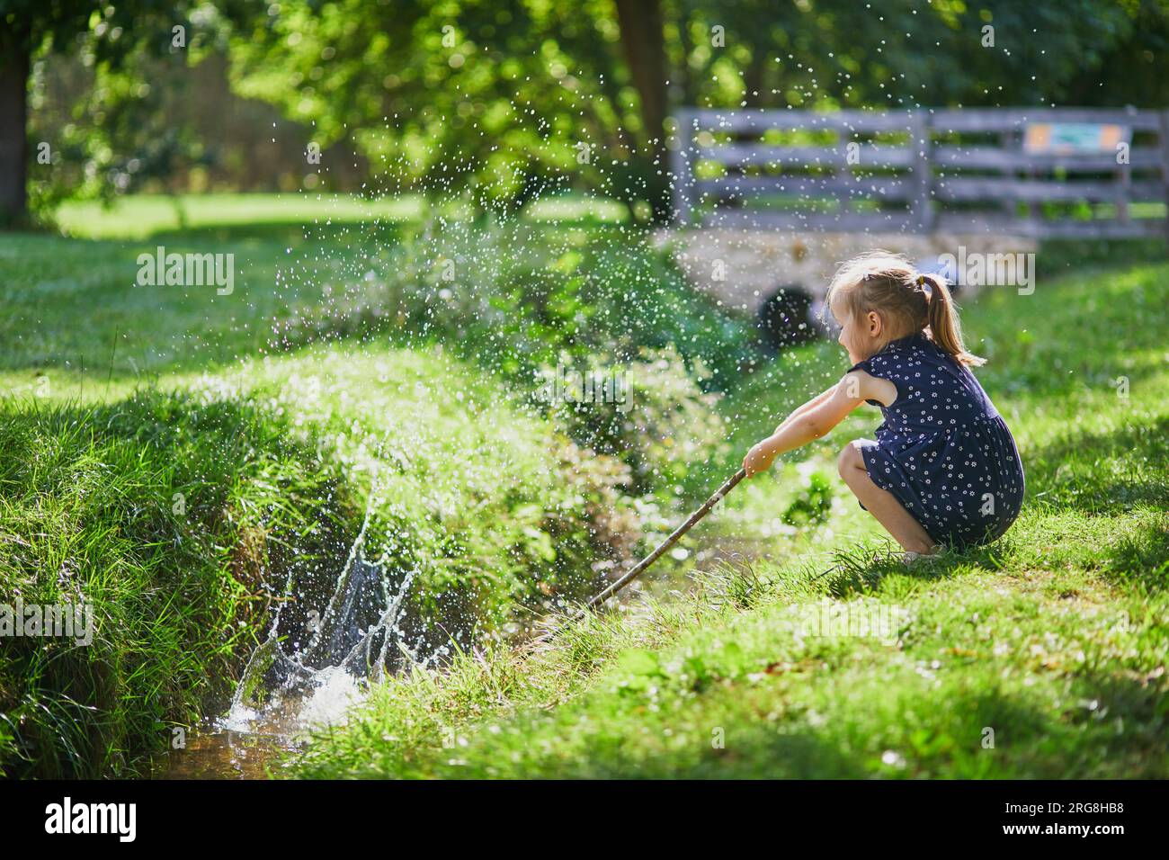 Kids fishing stream hi-res stock photography and images - Page 2 - Alamy
