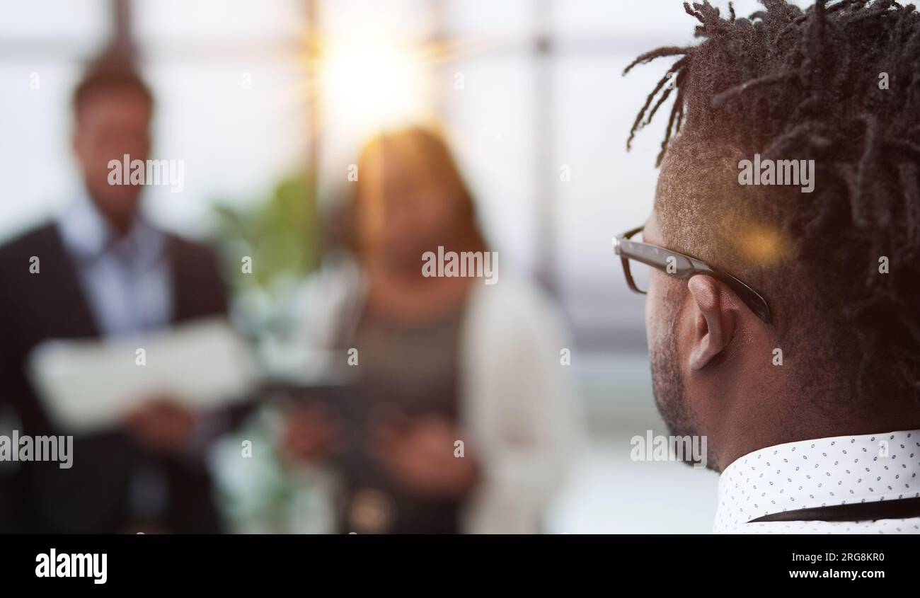 Closeup Portrait of a Young Black Man Stock Photo - Alamy