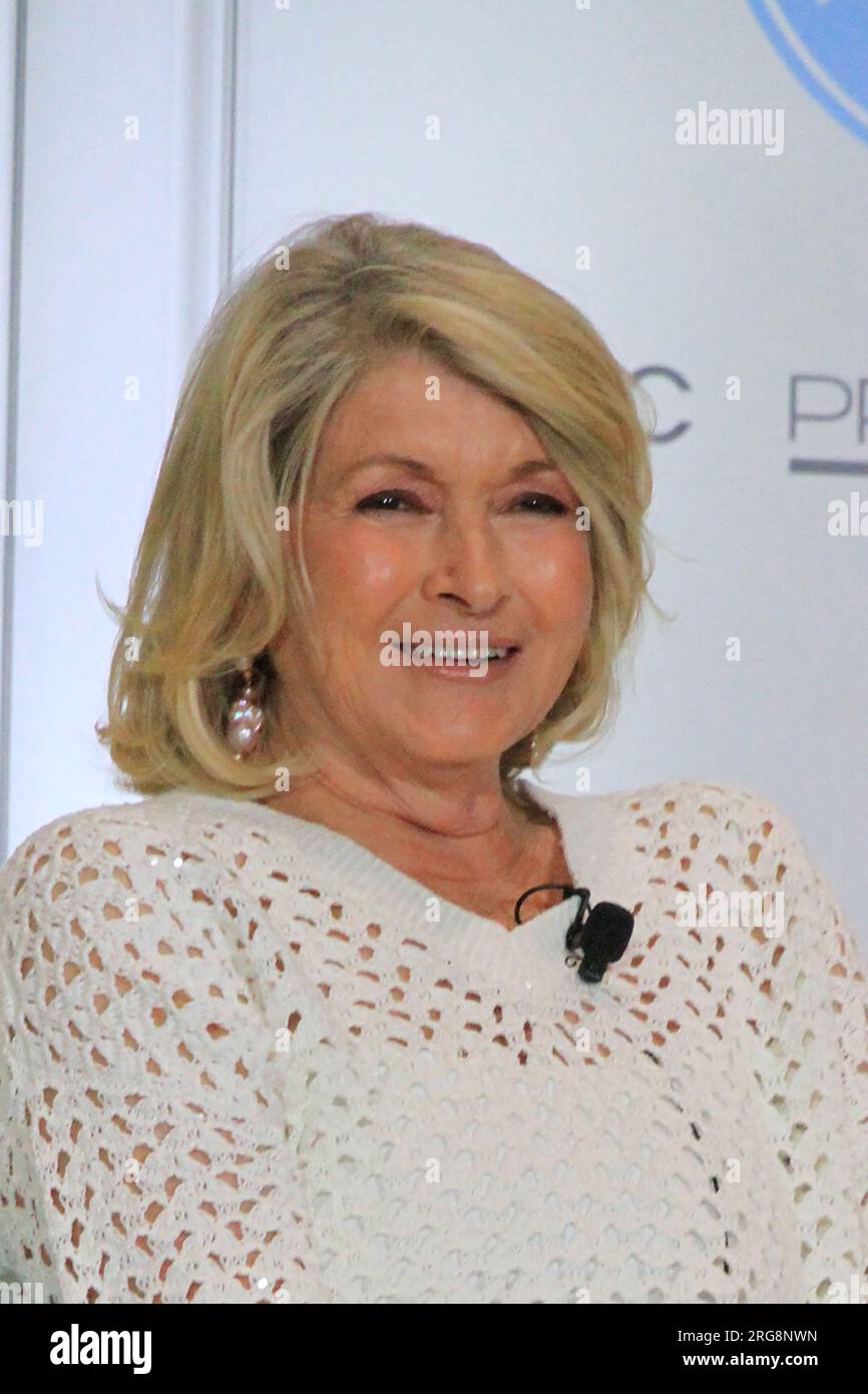 Las Vegas, NV, USA. 7th Aug, 2023. Martha Stewart speaks during Project