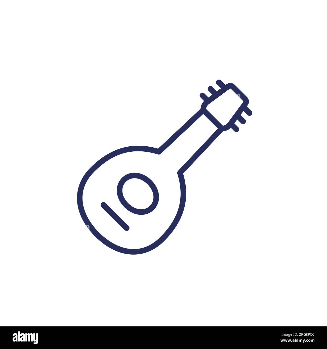 lute line icon on white Stock Vector Image & Art - Alamy