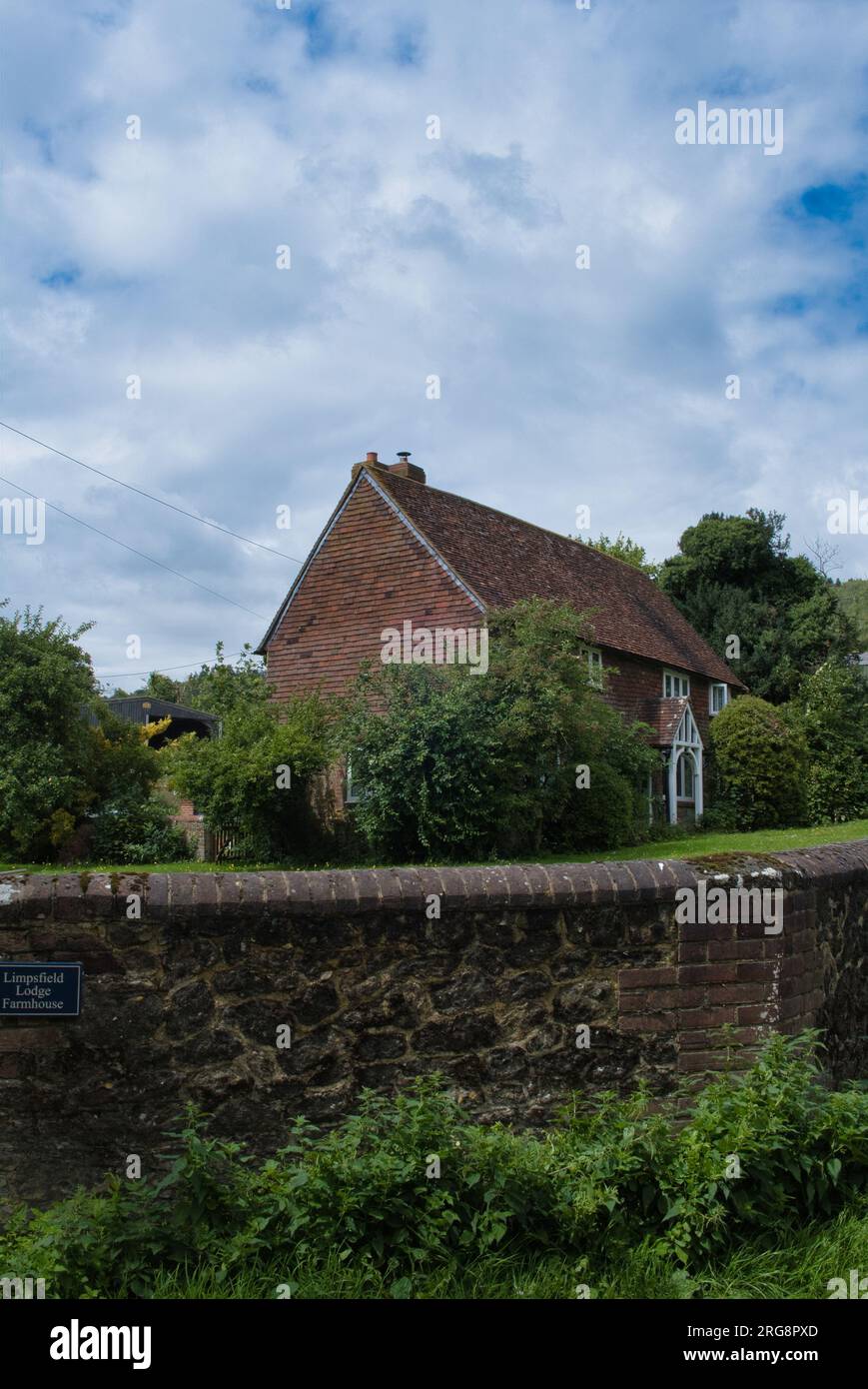 Grade II Listed Building Limpsfield Lodge Farmhouse on the Titsey