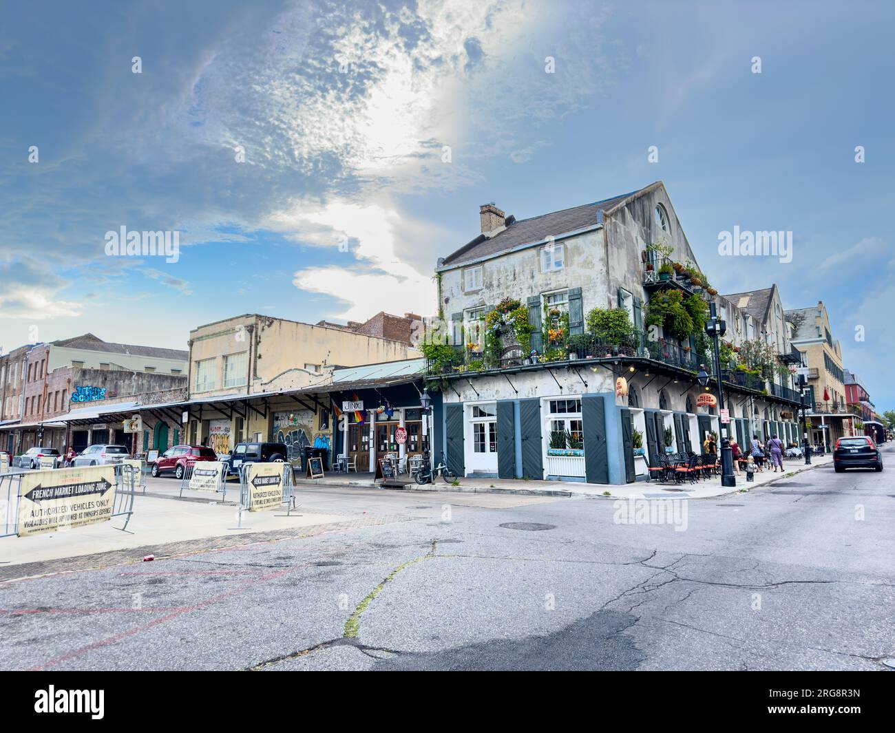 New Orleans, LA, USA July 22, 2023 Pizza Kitchen French Quarter New