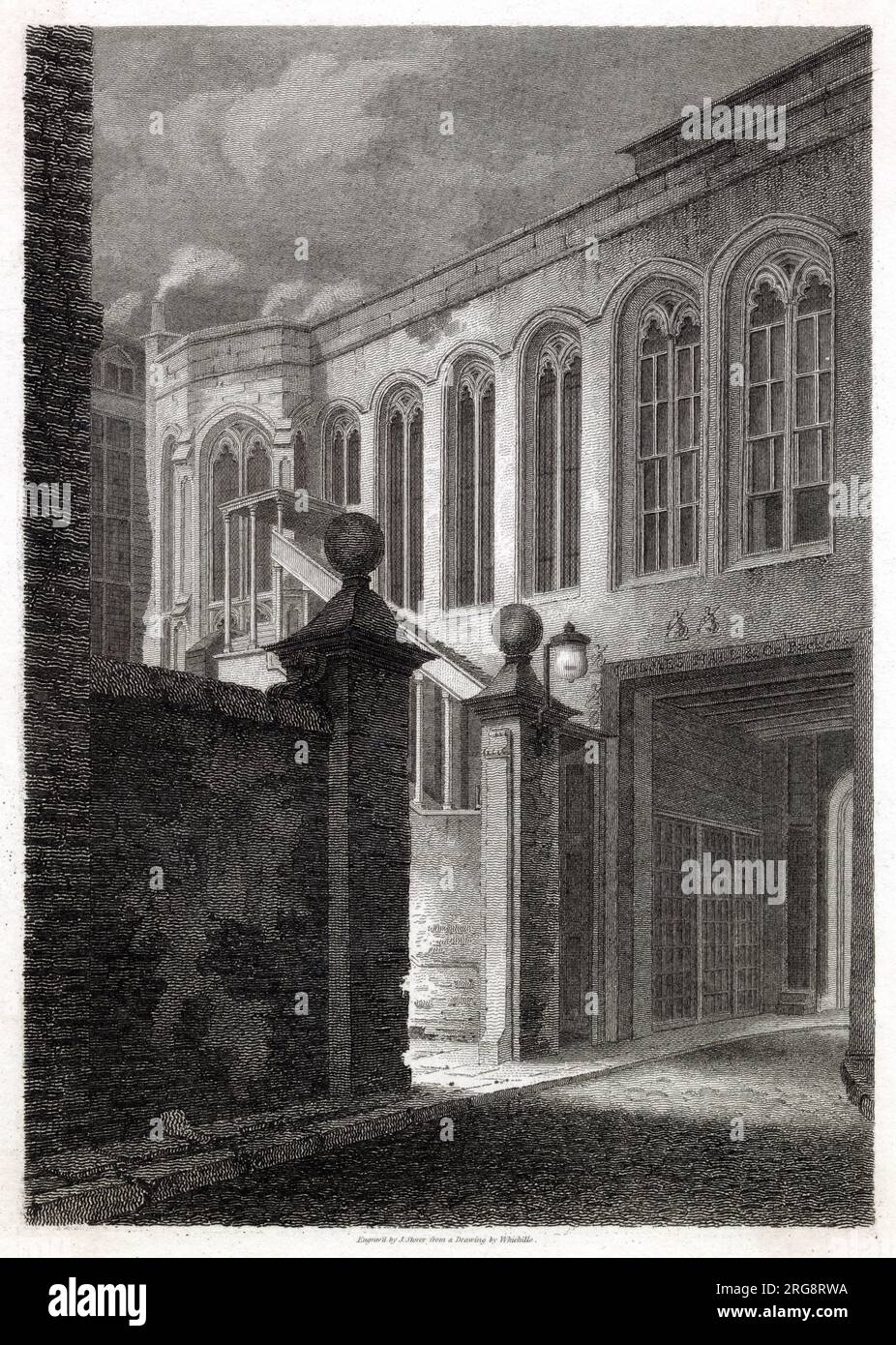 Exterior of Crosby Hall, Stock Photo Alamy