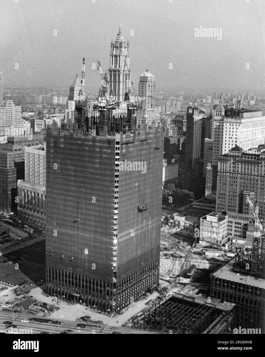 Construction of destroyed Towers of World Trade Center Construction of destroyed Towers of World Trade Center