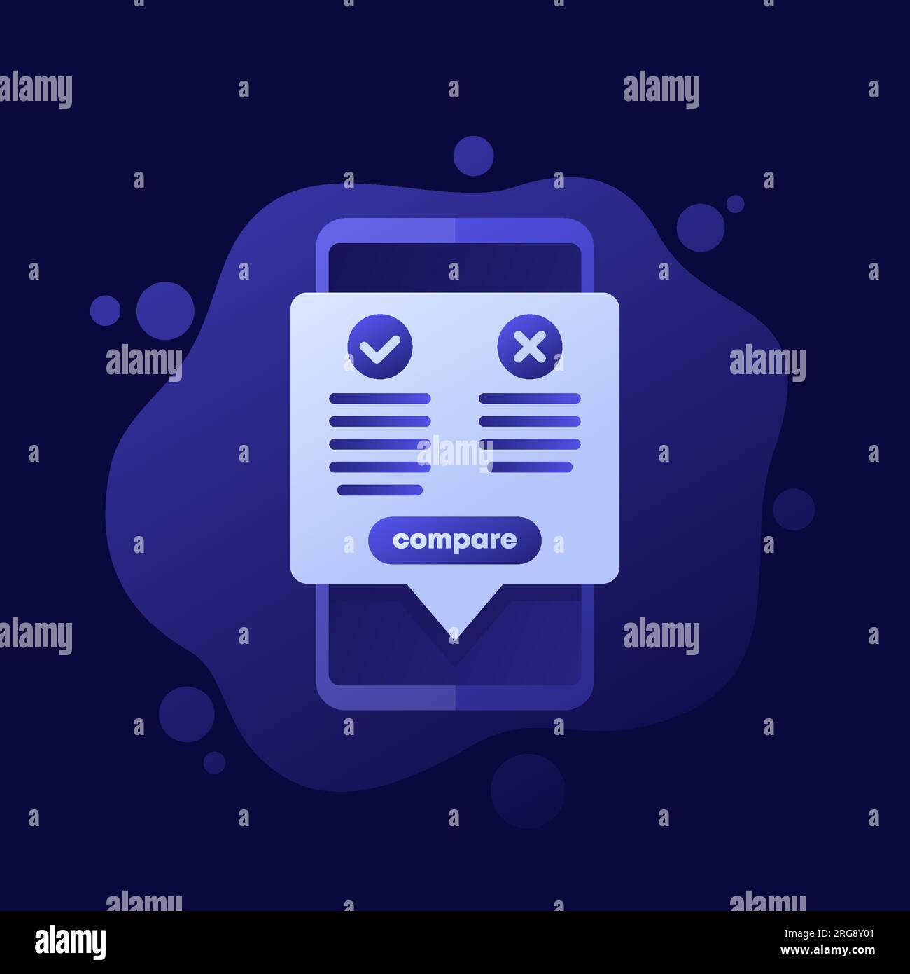 Pros And Cons Mobile App, Vector Design Stock Vector Image & Art - Alamy