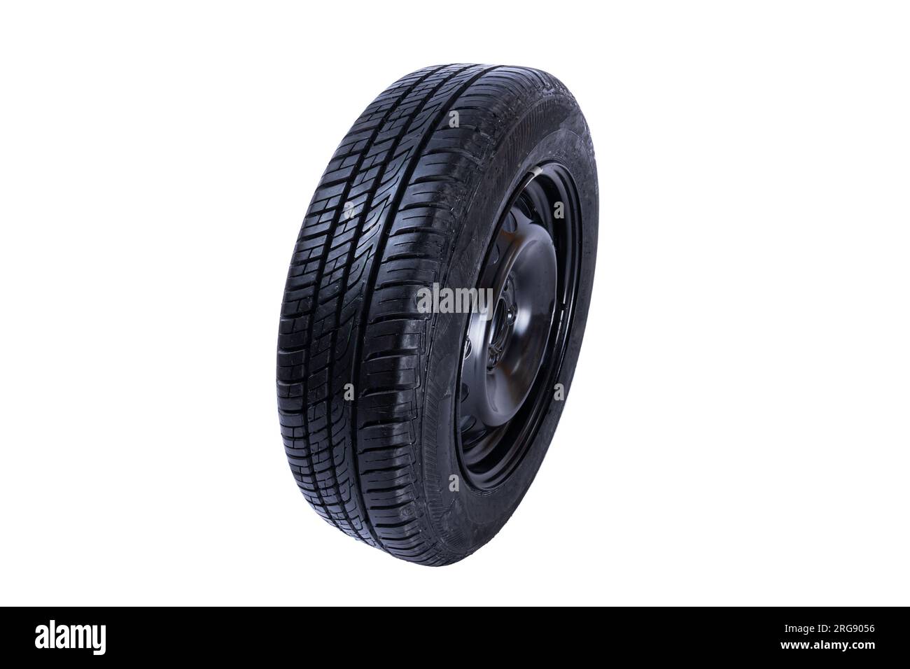 car wheel isolated on white background Stock Photo - Alamy