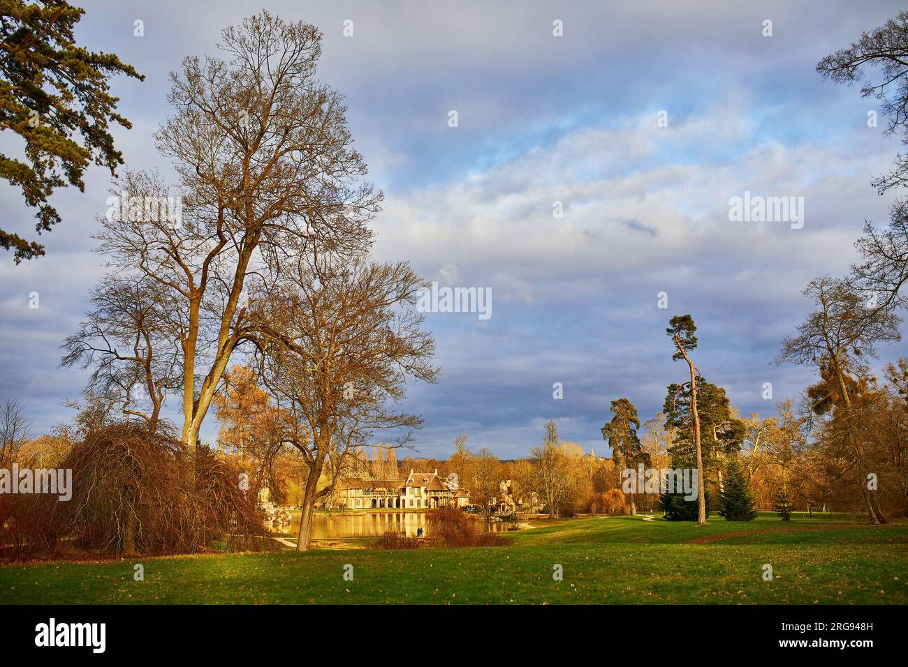 Farm house built by Marie on Versailles grounds near Paris