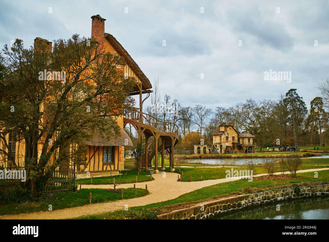 Farm house built by Marie on Versailles grounds near Paris
