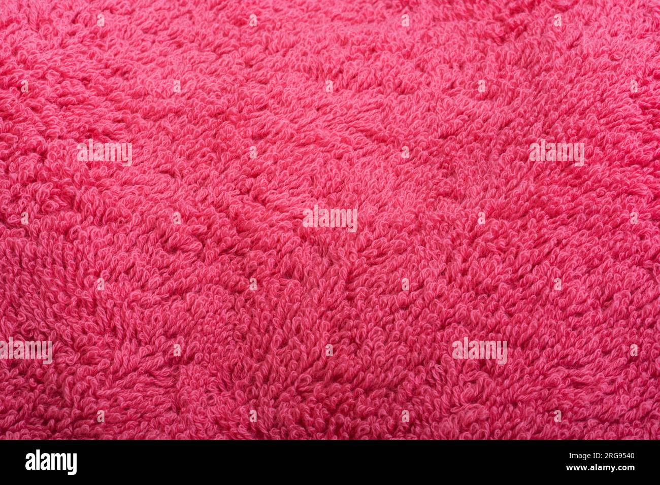 Texture red soft terry towel hi-res stock photography and images - Alamy