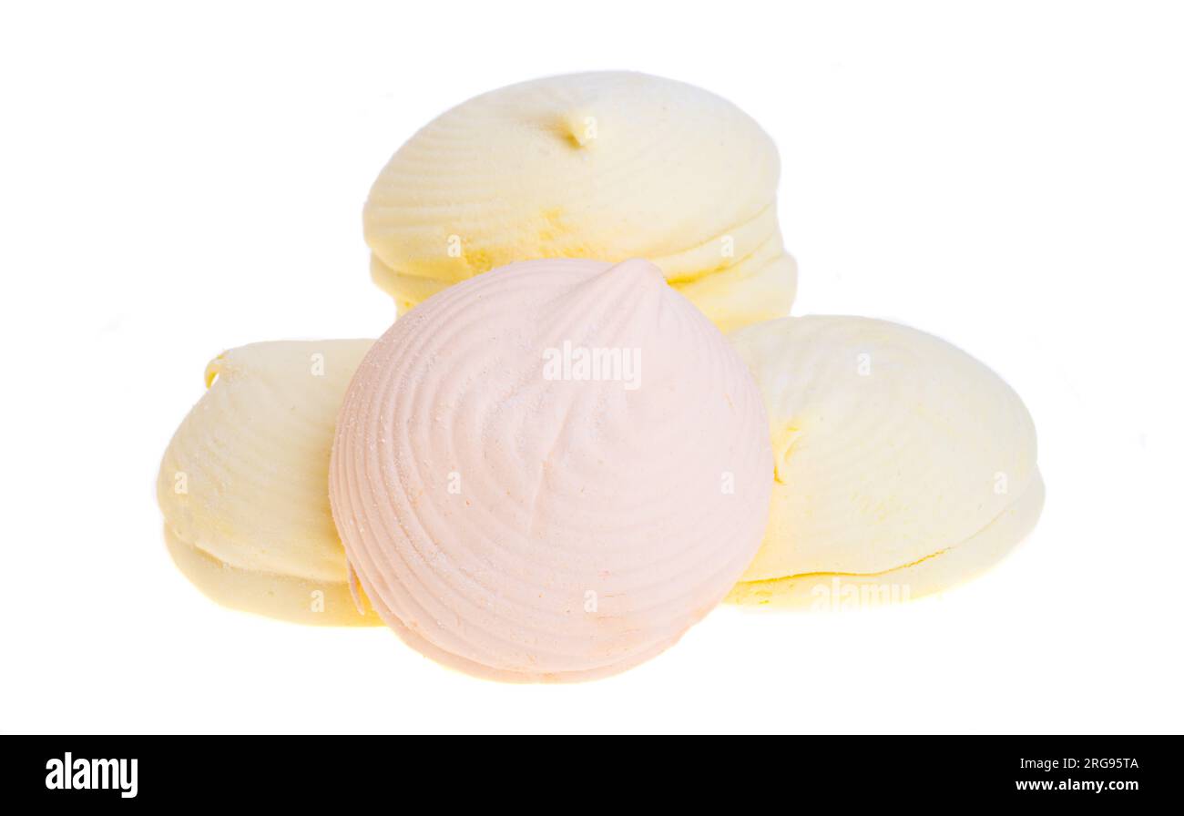 marshmallow isolated on white background Stock Photo - Alamy