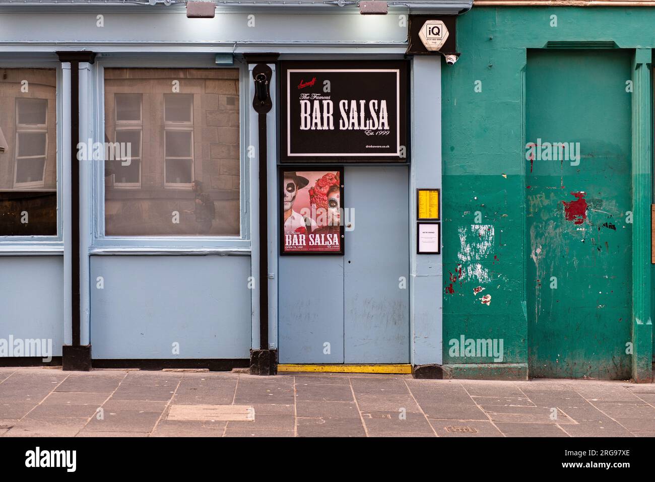 Bar Salsa Facade, Edinburg Stock Photo Alamy