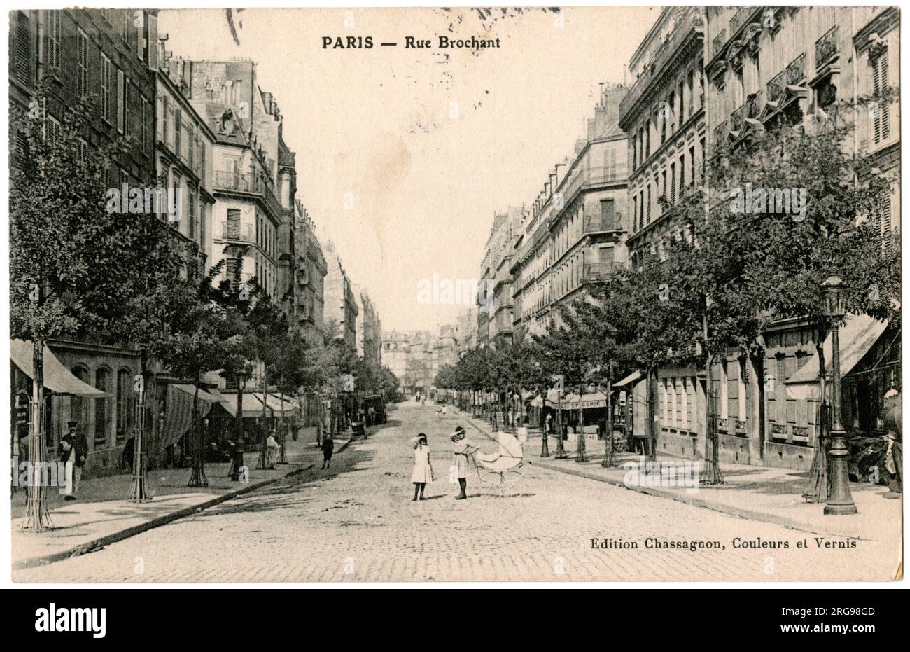 Rue Brochant, 17th arrondissement, Paris, France Stock Photo - Alamy