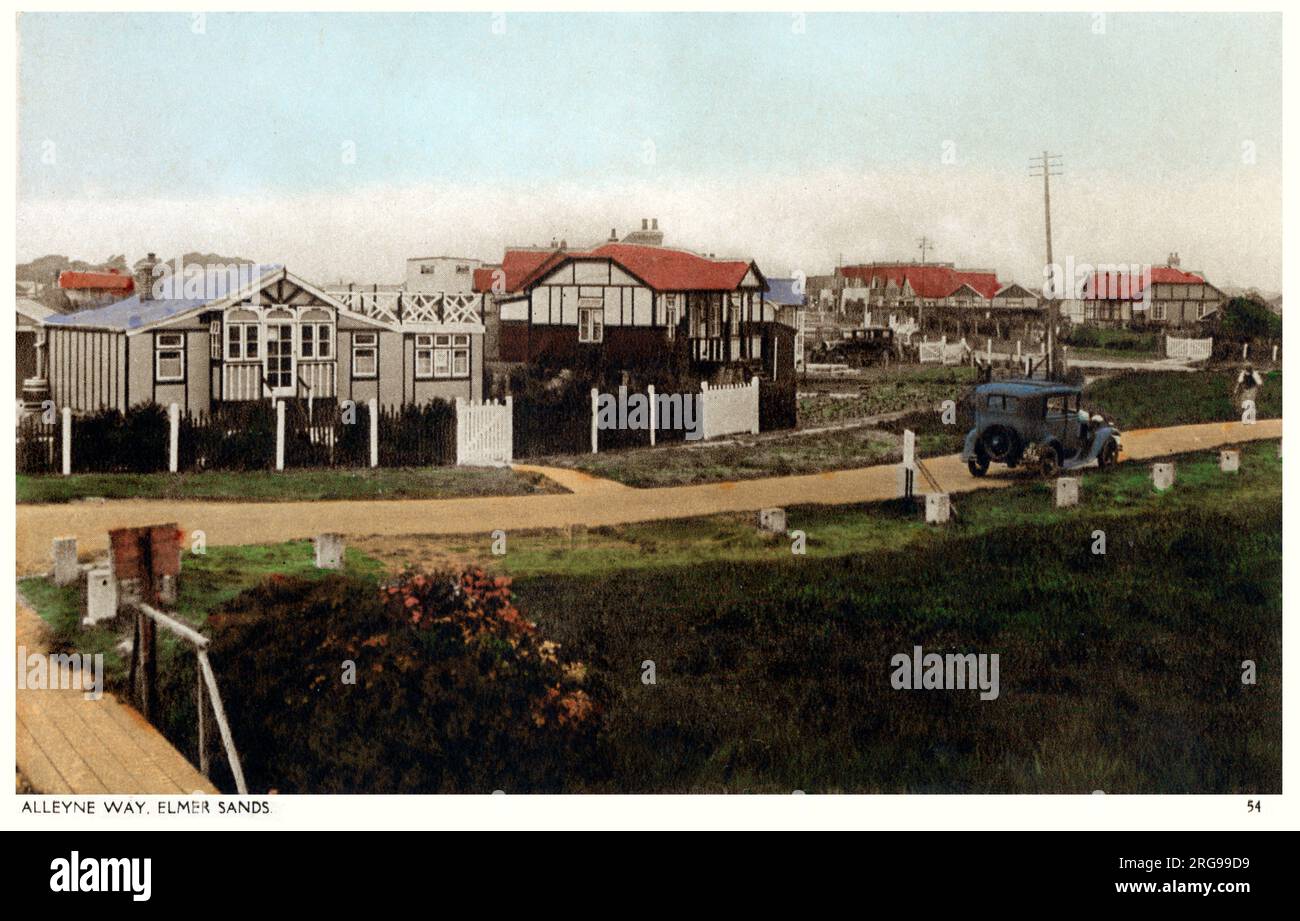 Alleyne Way, Elmer Sands, West Sussex Stock Photo Alamy