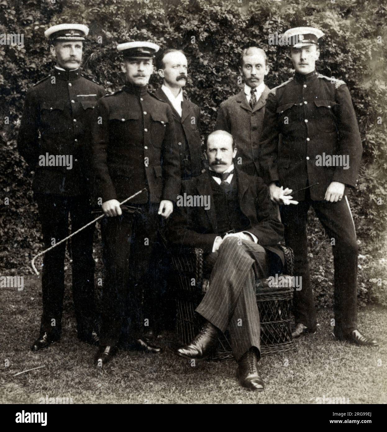 Group photo, Sir Alfred Milner (British colonial administrator) and ...