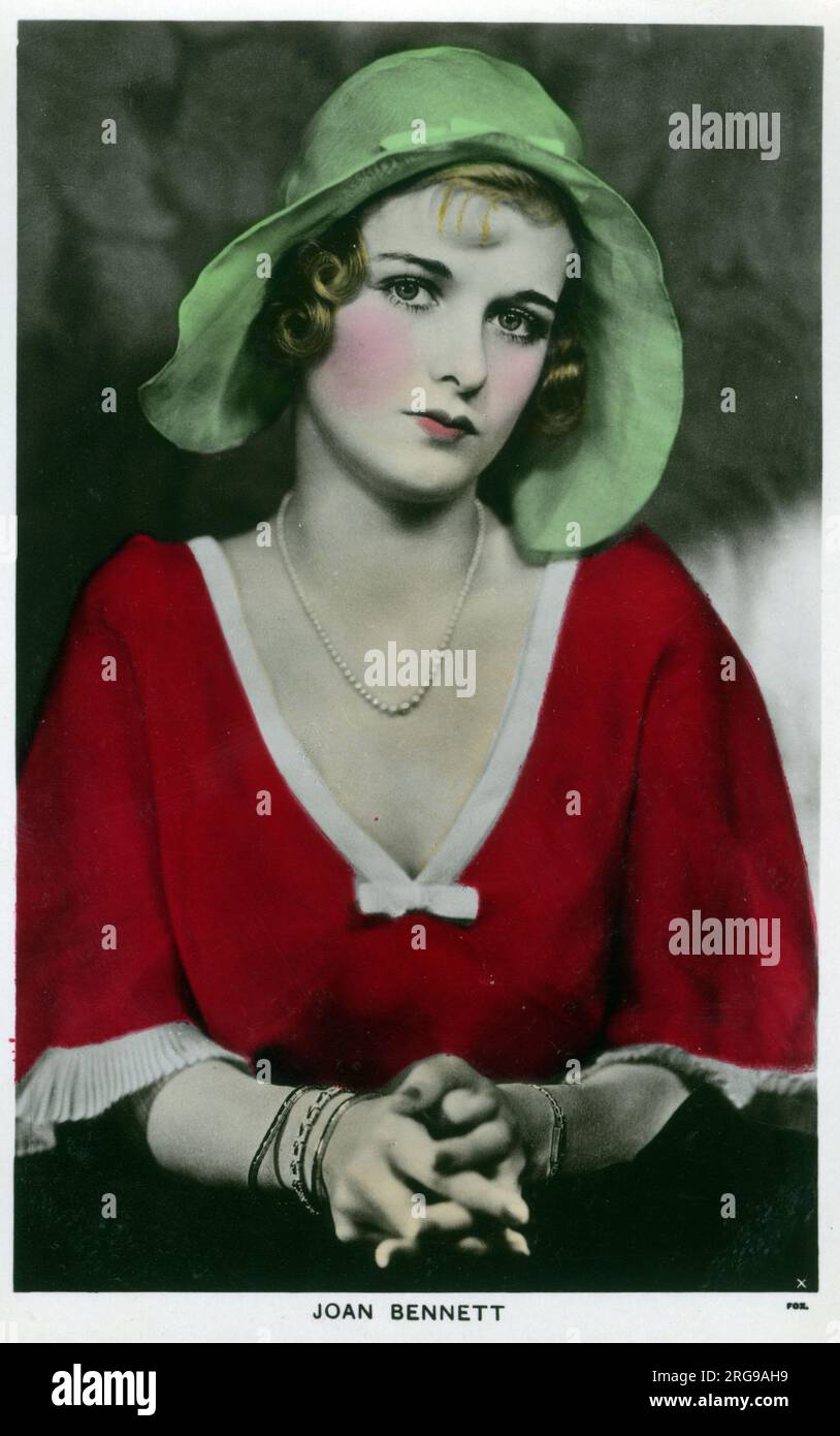 Joan Bennett (1910-1990), American stage, film and television actress. Stock Photo