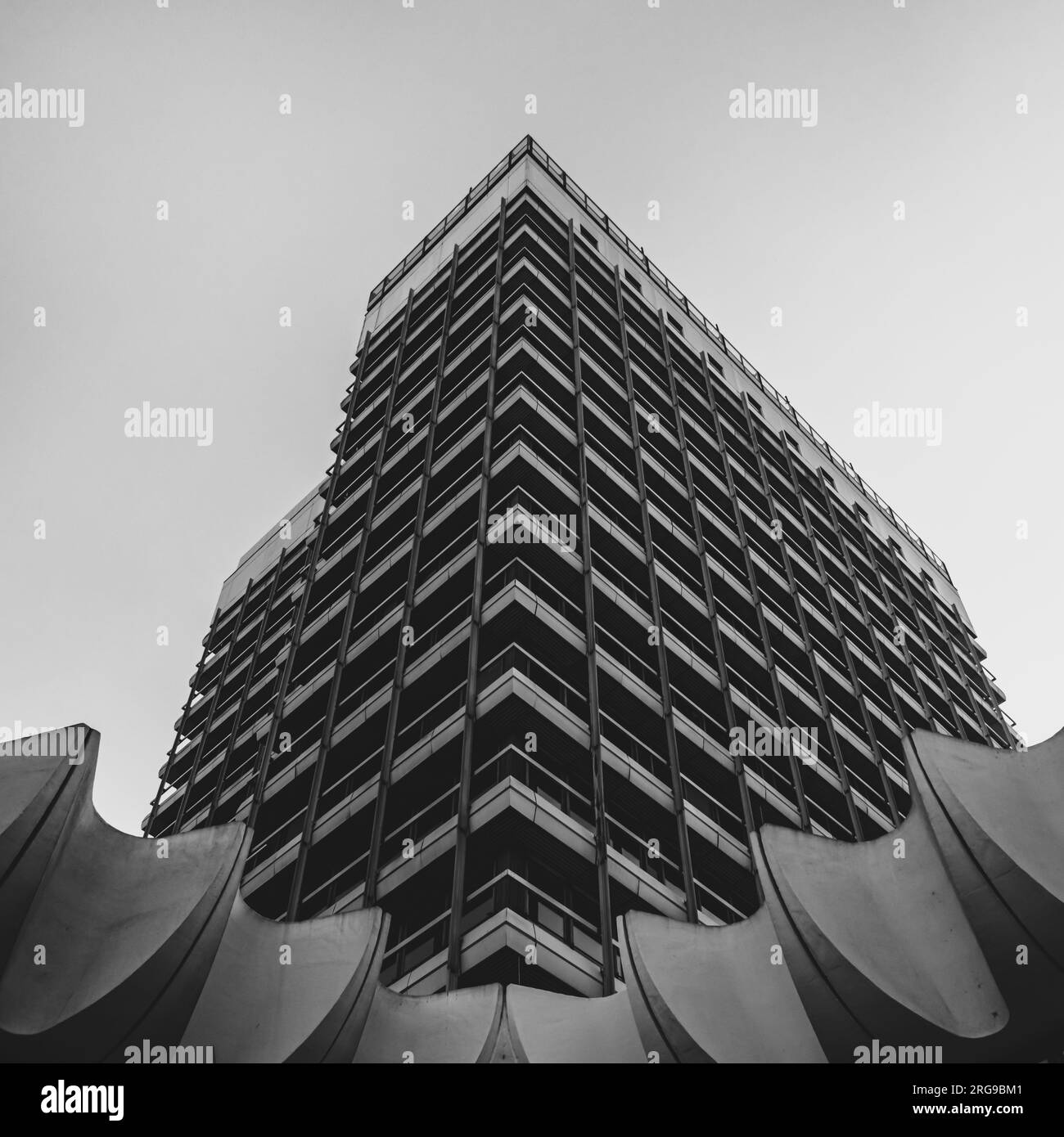 Architektur in Ost Berlin Stock Photo