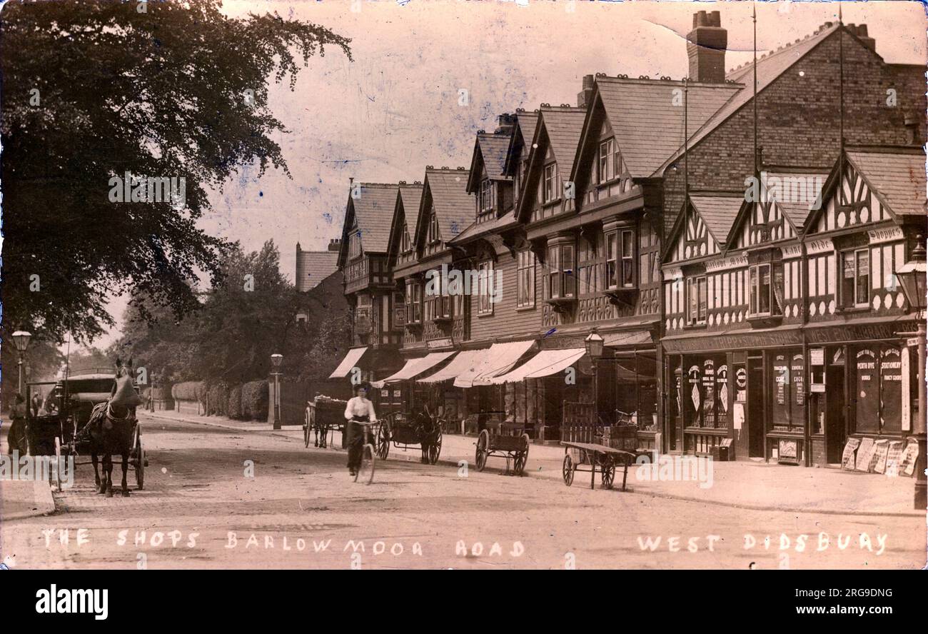 Barlow Moor Road, West Didsbury, Manchester, Lancashire, England Stock Photo Alamy