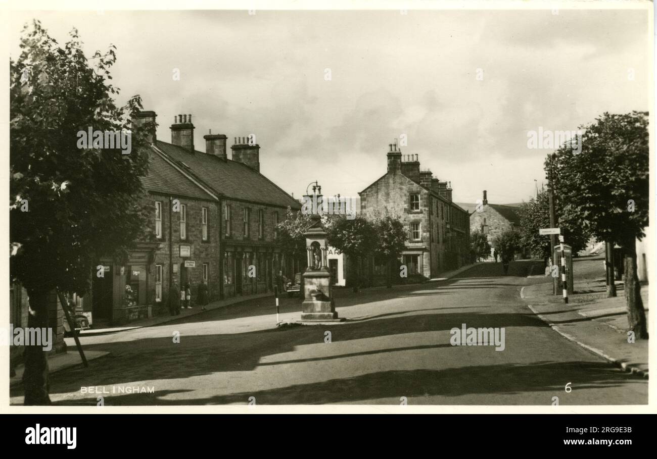Main Street, Bellingham, Hexham, Northumberland, England Stock Photo