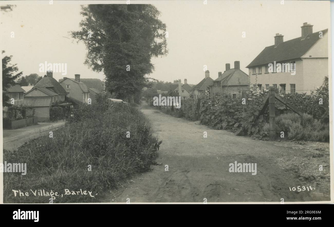 The Village, Barley, Royston, Hertfordshire, England Stock Photo Alamy