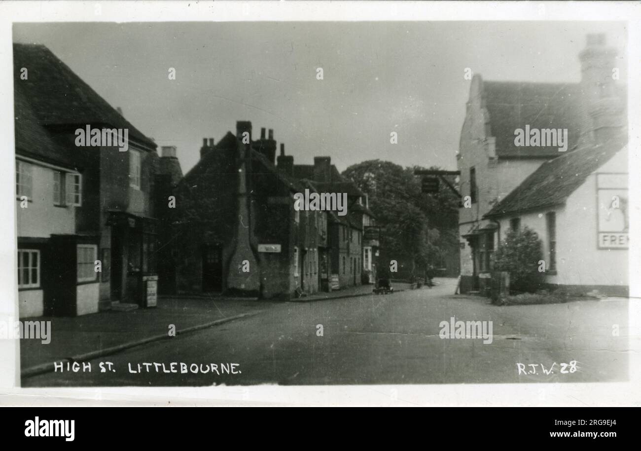 High Street, Littlebourne, Canterbury, Kent, England. Stock Photo