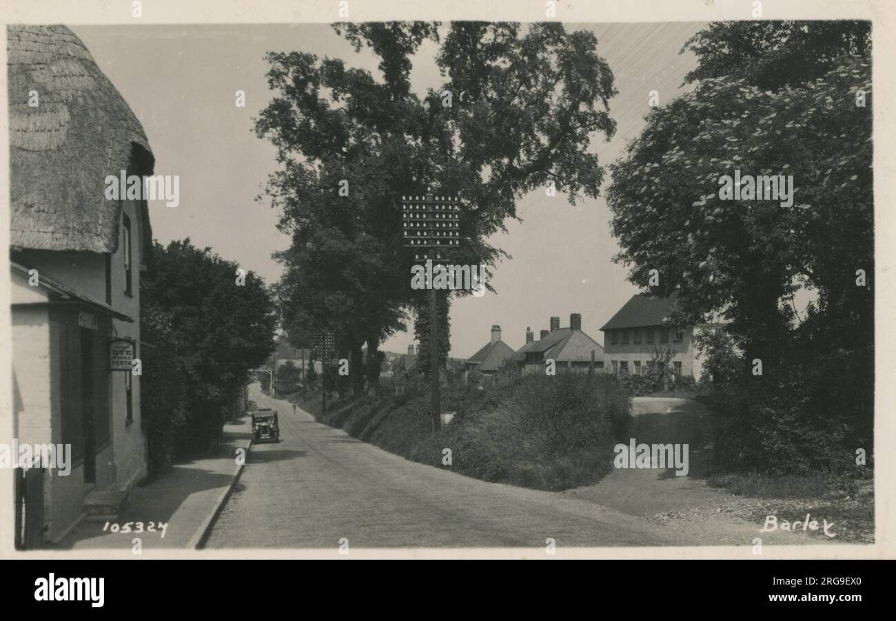 The Village, Barley, Royston, Hertfordshire, England Stock Photo Alamy