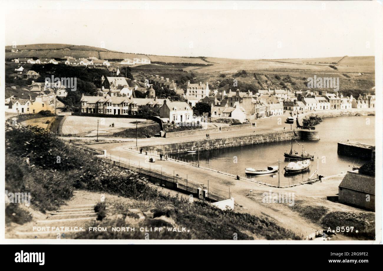 The Harbour, Portpatrick, Stranraer, Rhins of Galloway, Dumfries & Galloway, Scotland. Stock Photo