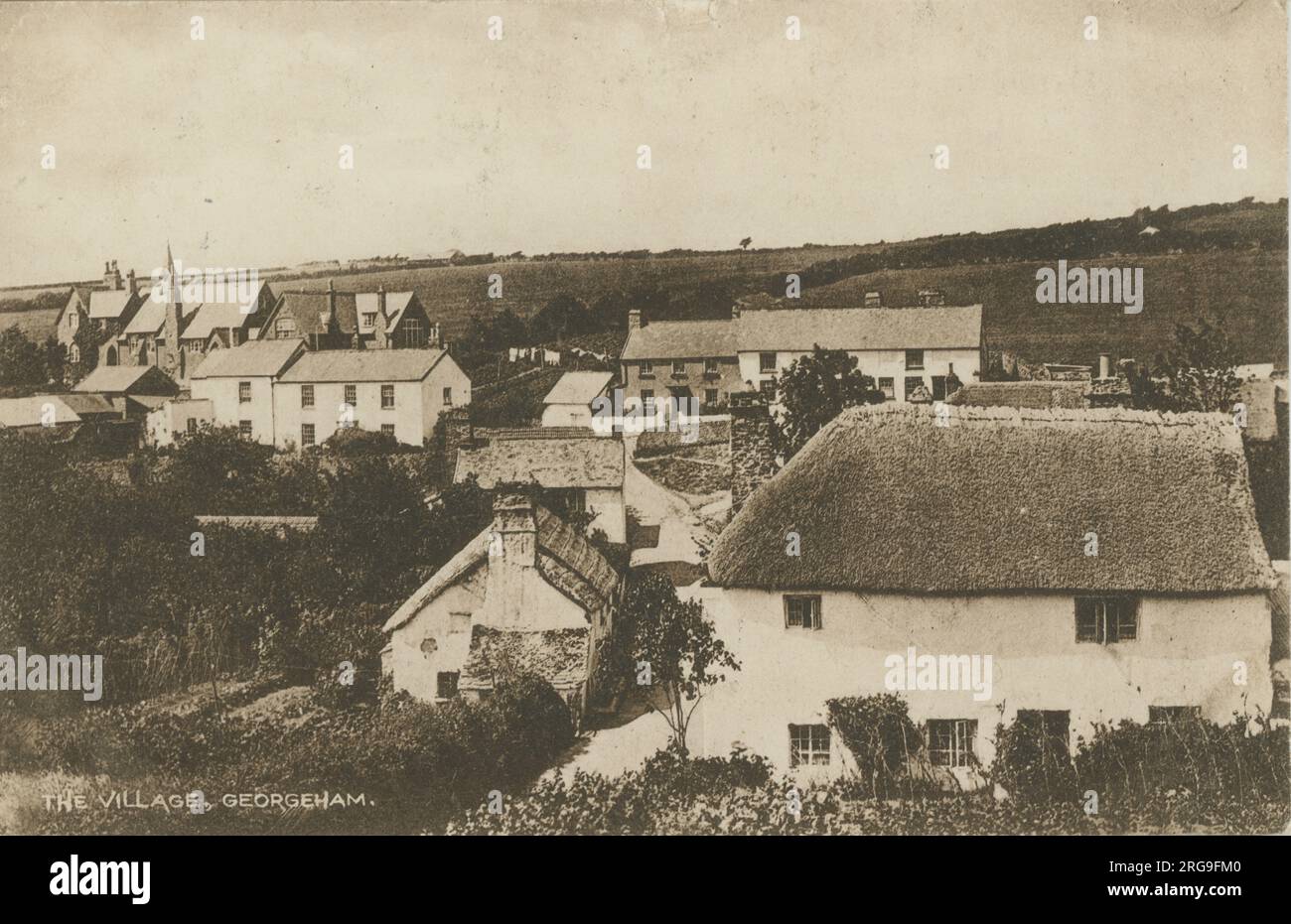 The Village, Braunton, Devon, England Stock