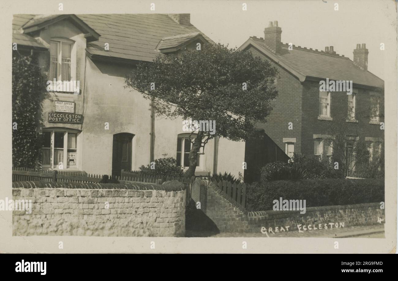 Post Office, Great Eccleston, Preston, Lancashire, England Stock Photo
