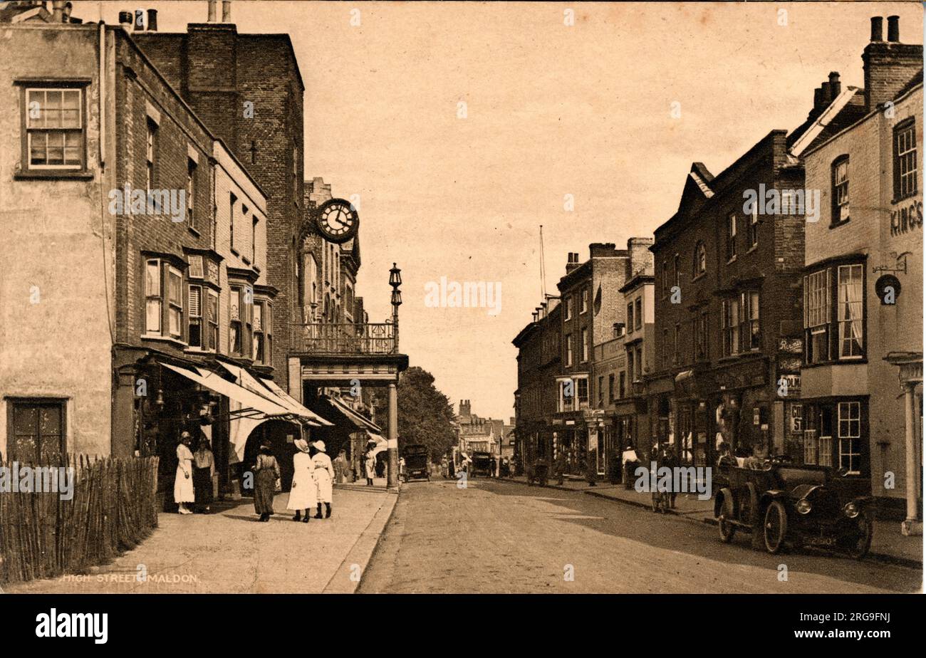High Street, Maldon, Blackwater Estuary, Essex, England Stock Photo Alamy