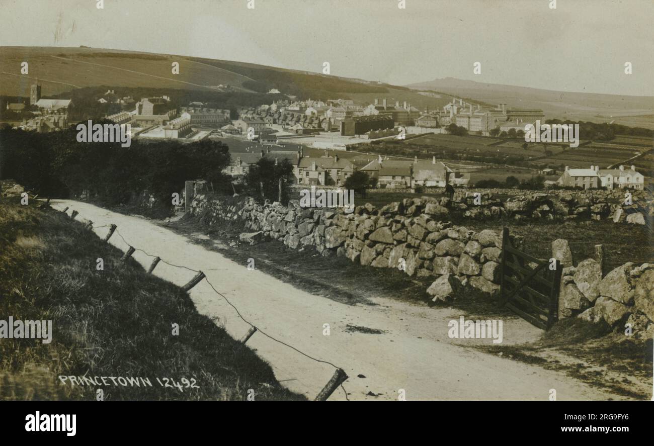 The Village & Prison, Princetown, Yelverton, Dartmoor, Devon, England