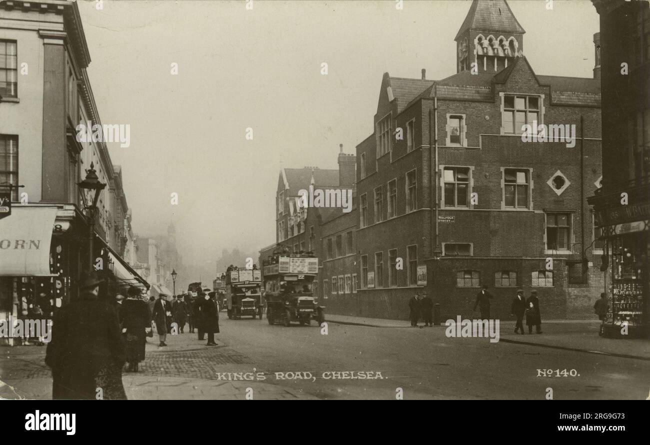 King's Road, Chelsea, London, England. Stock Photo