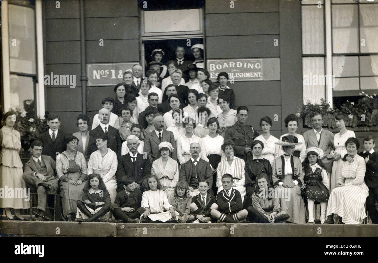 Margate, Kent The Guests and some of the Staff of No.1 & 2 Boarding