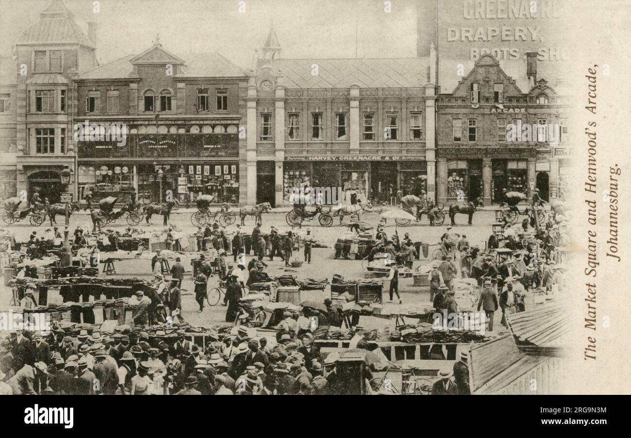 The Market Square and Henwood's Arcade Johannesburg, South Africa