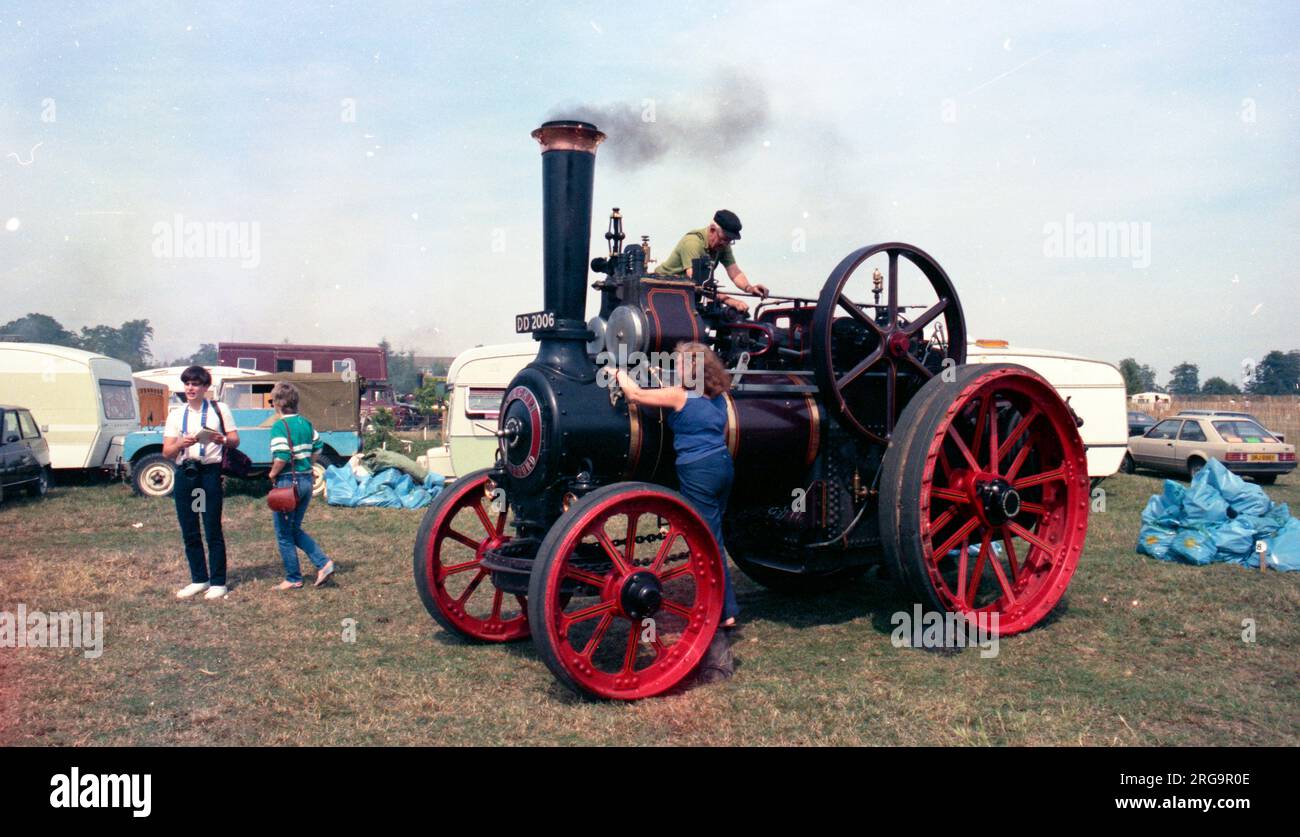 Maker: Wm. Allchin Ltd., of the Globe Works, Northampton. Type: General Purpose Engine Number: 1458 Built: 1909 Registration: DD 2006 Cylinders: Compound Nhp: 6 Name: Jane Stock Photo