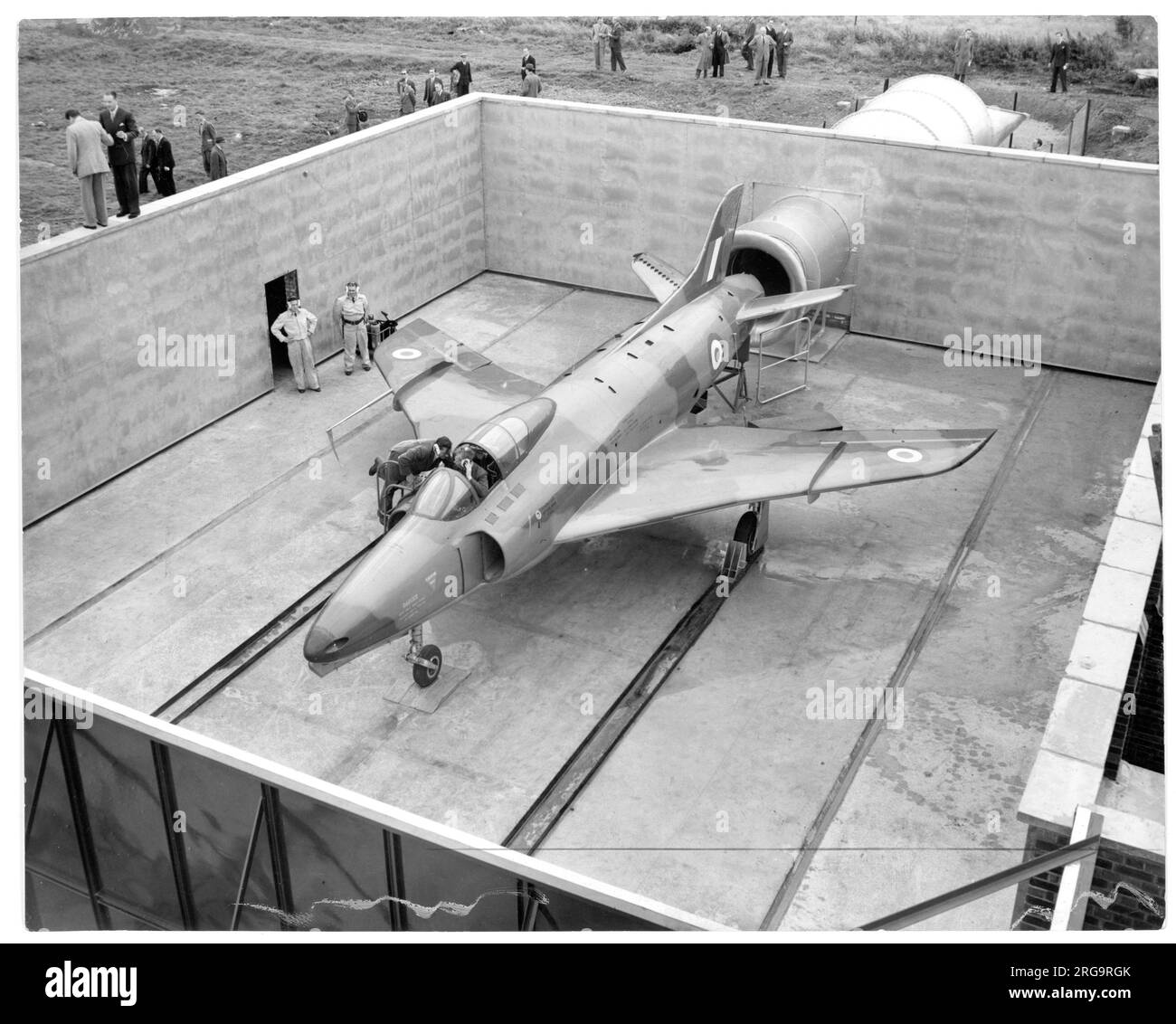 Royal Air Force A Supermarine Swift F Mk.3 on the Enginerunning de