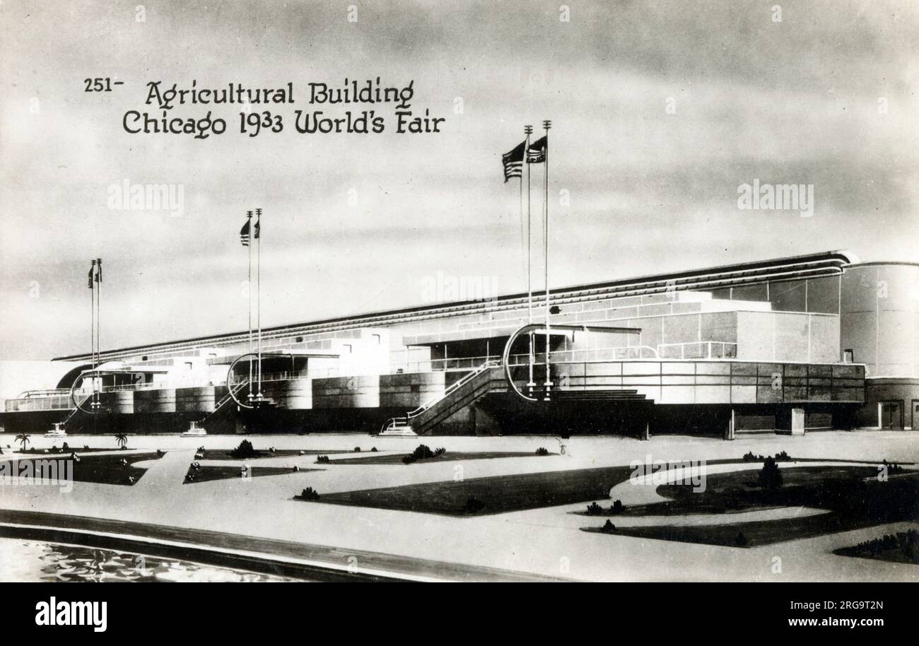Agricultural Building Chicago 1933 World's Fair A Century of